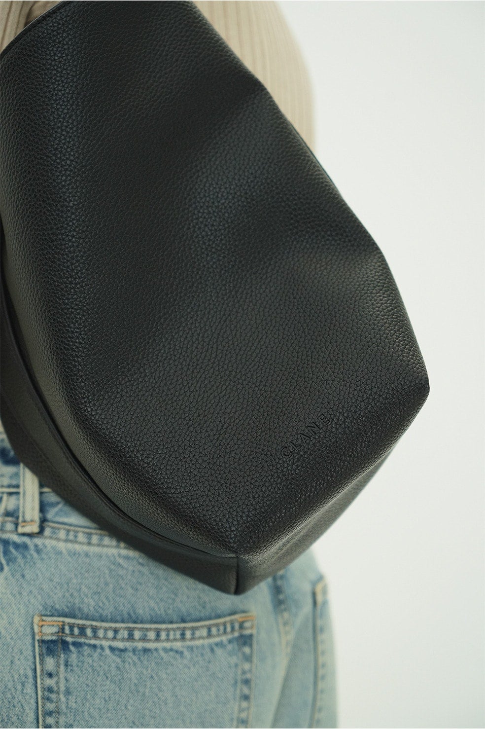 FAKE LEATHER MEDIUM TOTE BAG