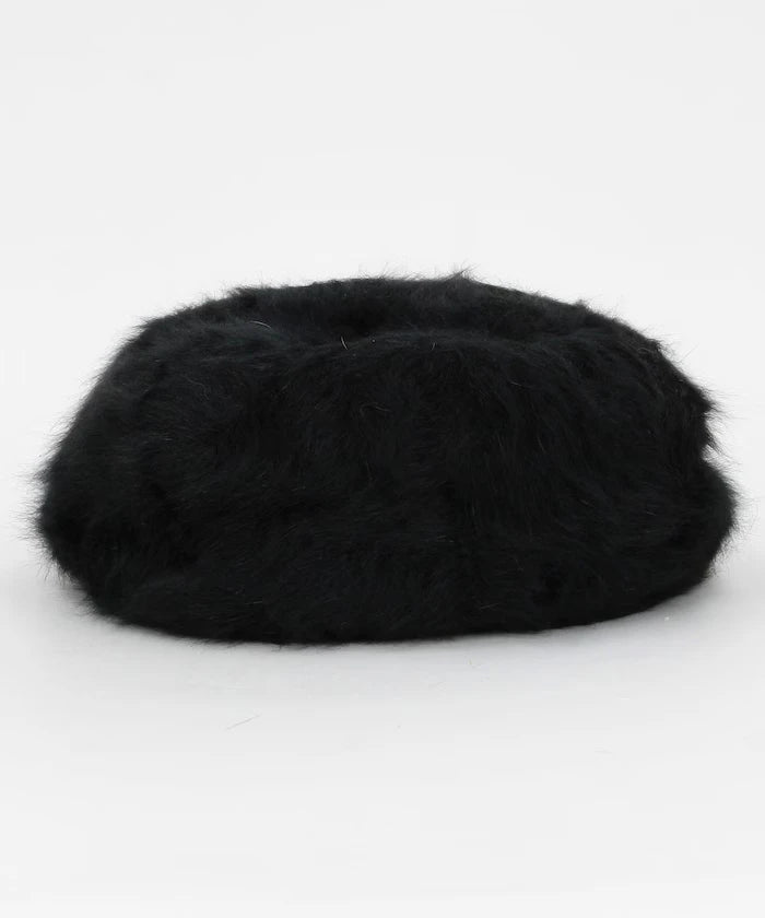 Fake Fur Newsboy Cap