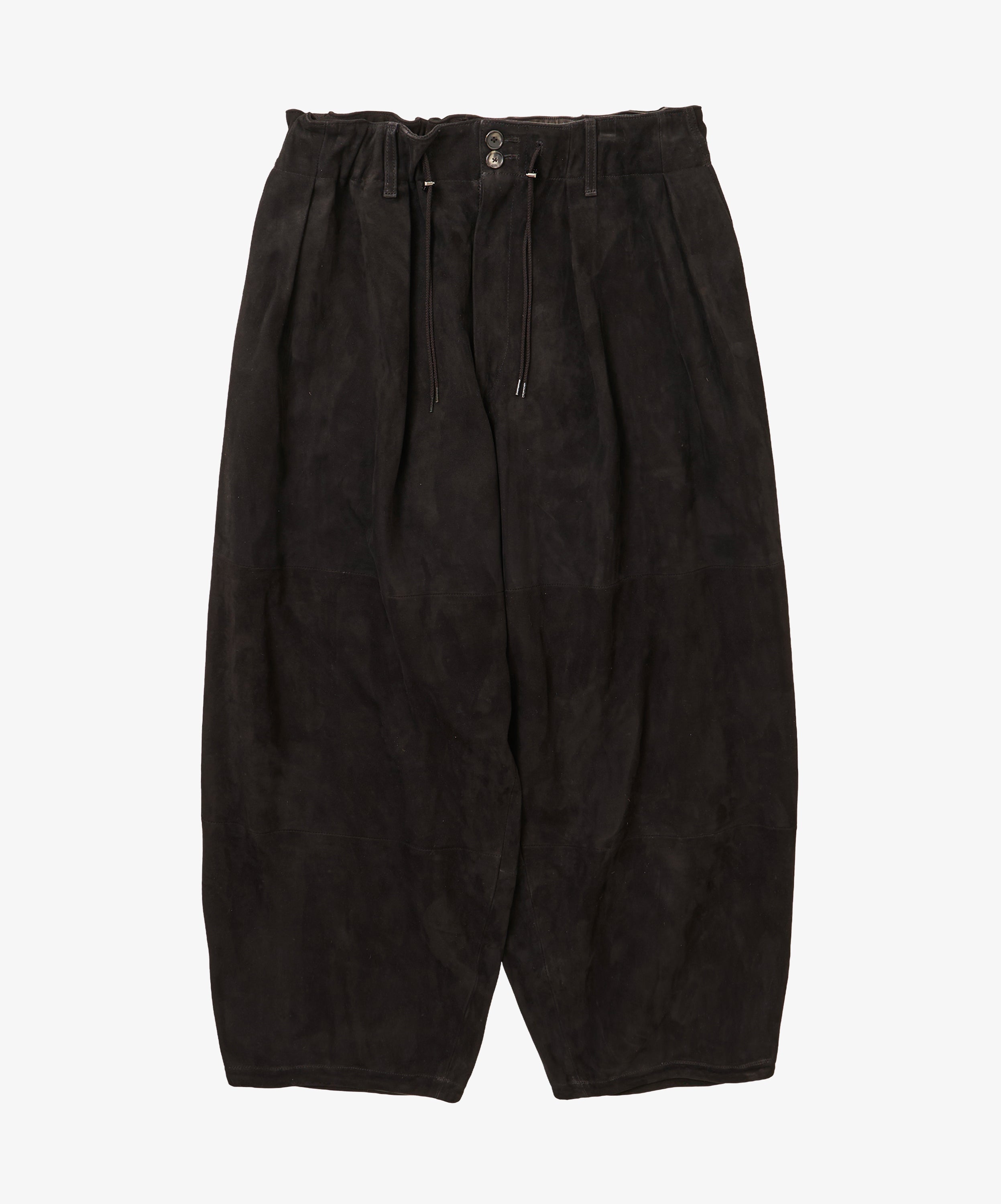 circular pants sheepskin black
