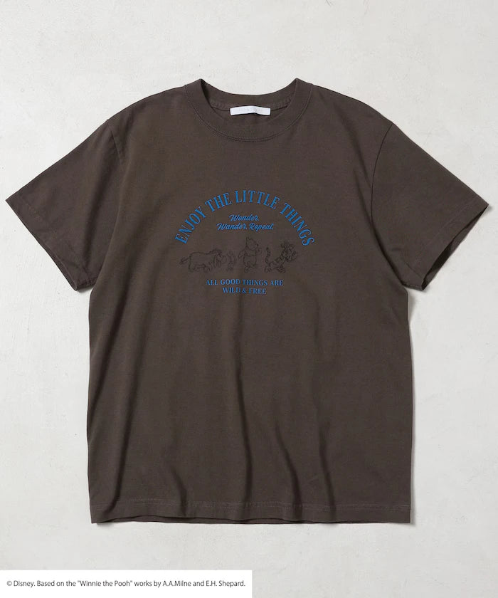 Winnie-the-Pooh Front Logo Print T-Shirt