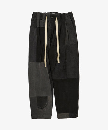 baggy trousers black denim one