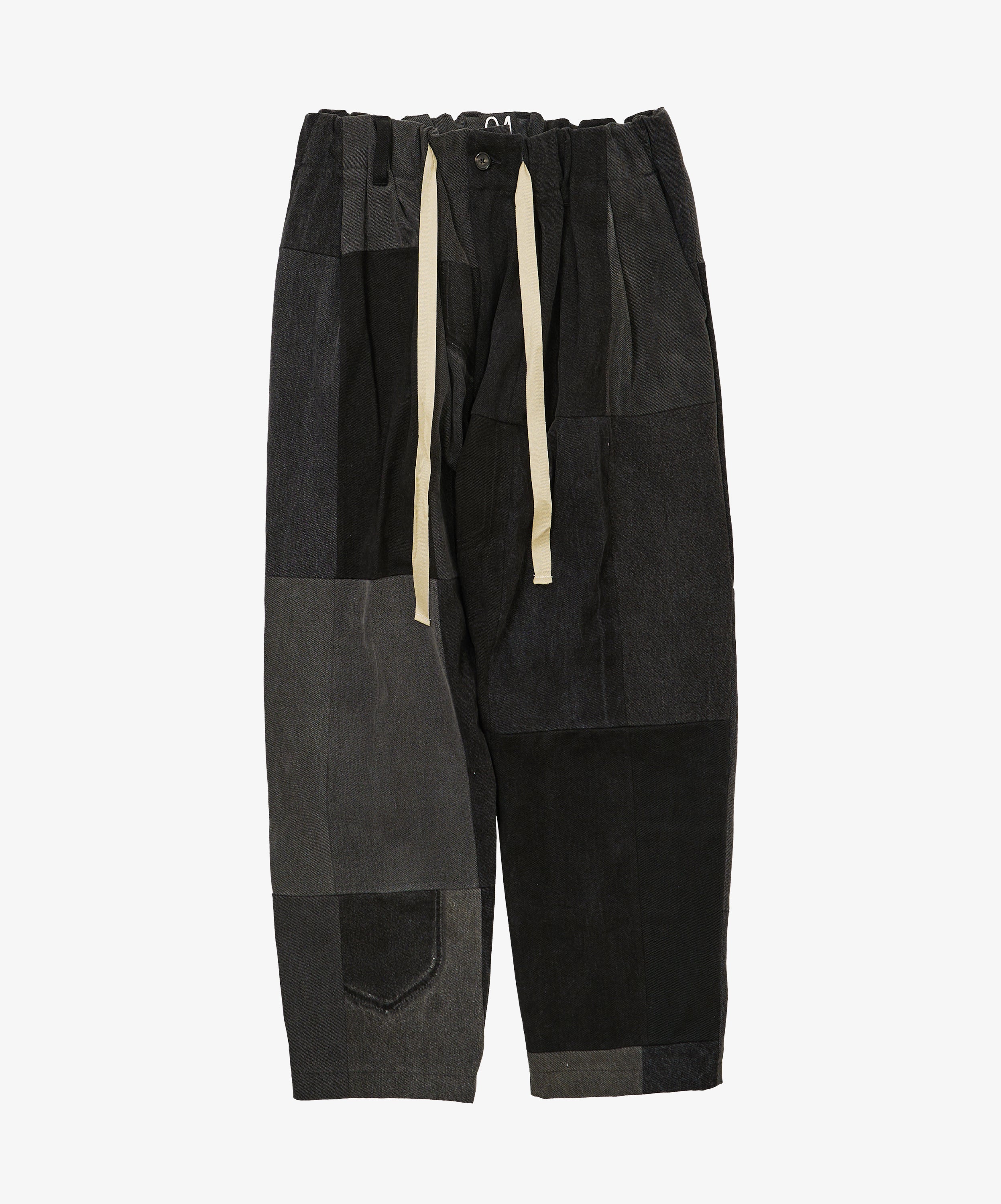 baggy trousers black denim one