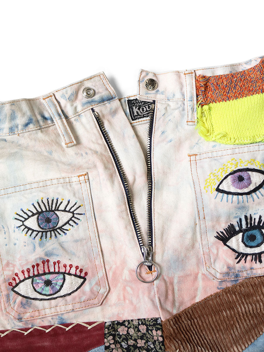 14oz Denim Tie-Dye Mini Skirt (SPEAKEASY Remake...)