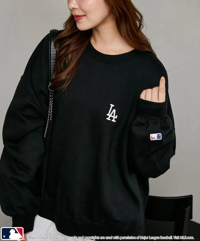 Custom MLB Fleece Super Big Silhouette Logos Wet Pullover Limited Edition