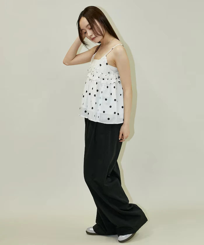 Floral Embroidery Detail Camisole Bustier Limited Edition