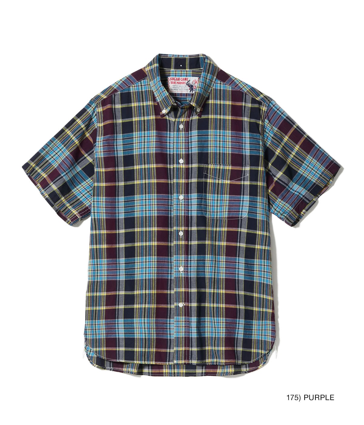 Madras Check Button Down Shirt
