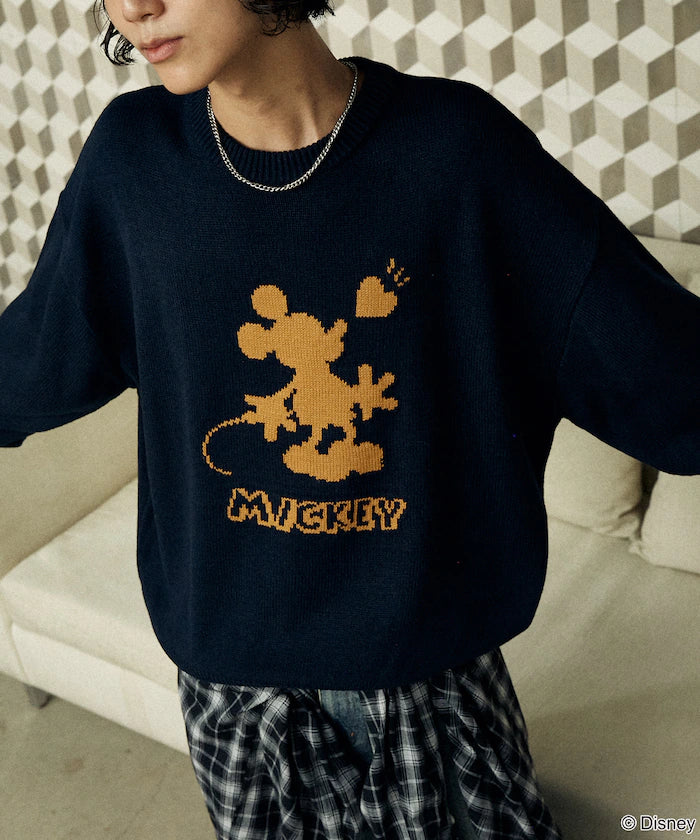 Limited Edition 'DISNEY MICKEY MOUSE' SHADOW KNIT