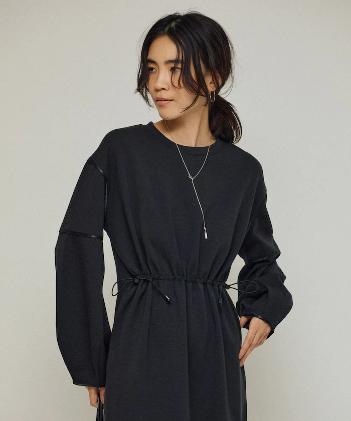Cocoon Sleeve Damboru Sweat One-Piece / Spindle