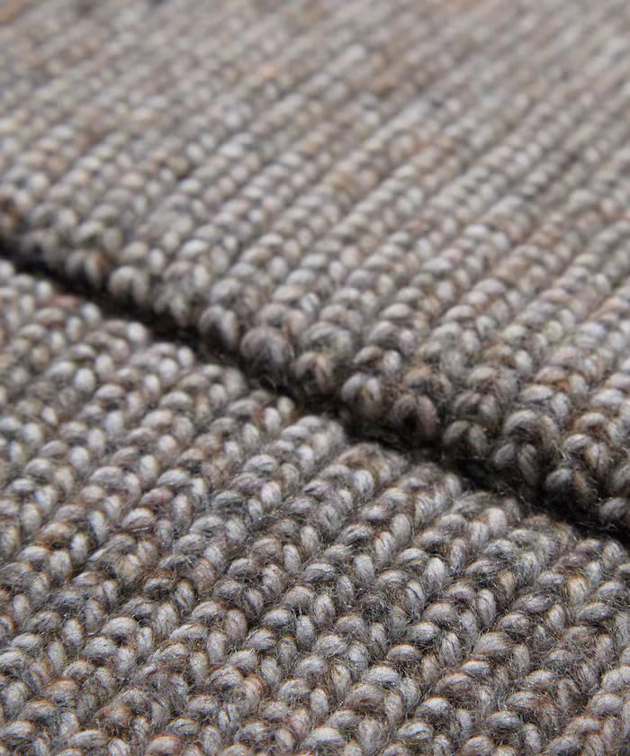 Mix Yarn Ear-Added Knit Cap