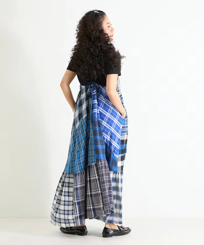 Vintage Remake Check Cami Dress