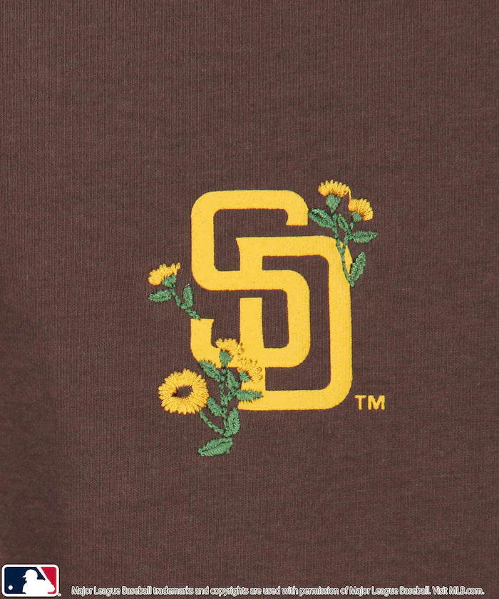 MLB One-Point Flower Embroidery T-Shirt