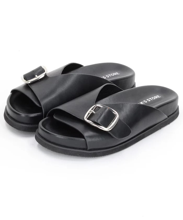 Buckle Flat Sandals
