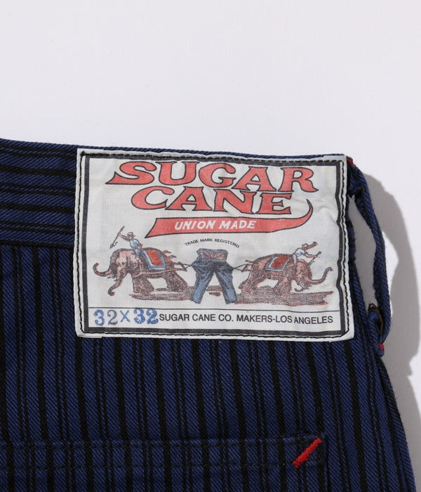 FICTION ROMANCE 11oz. BLACK LIBERTY STRIPE WORK PANTS