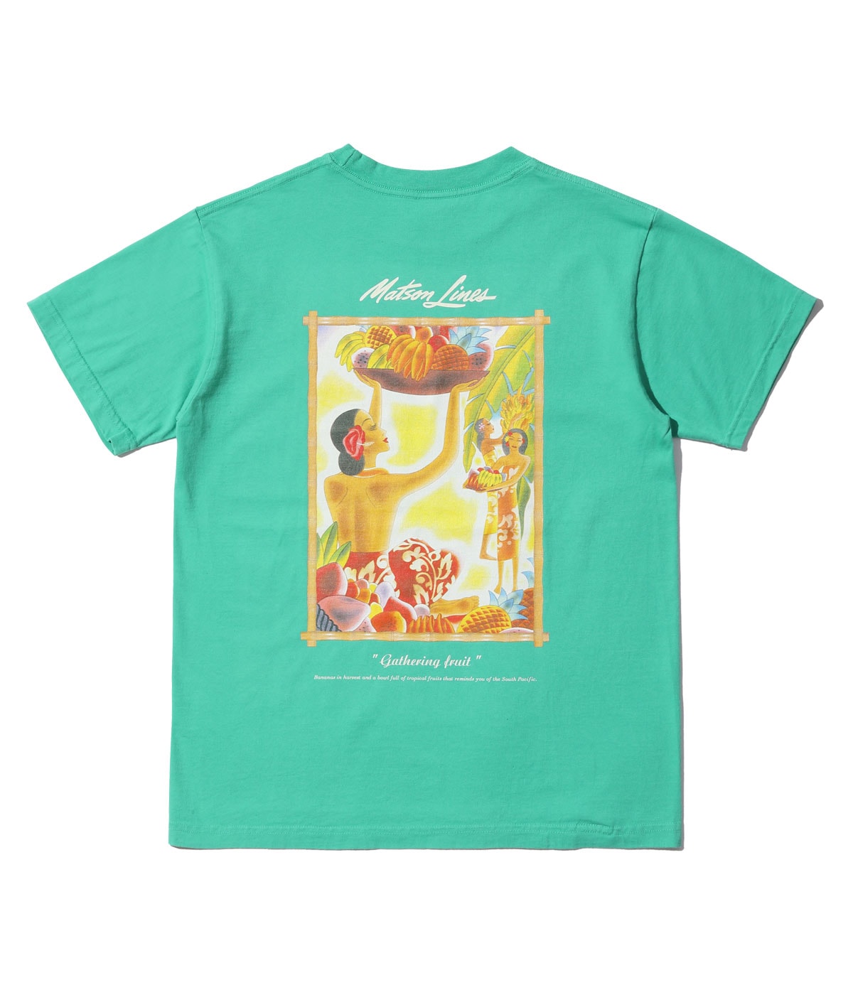 SUNSURF PRINT T-SHIRTS “GATHERING FRUIT”