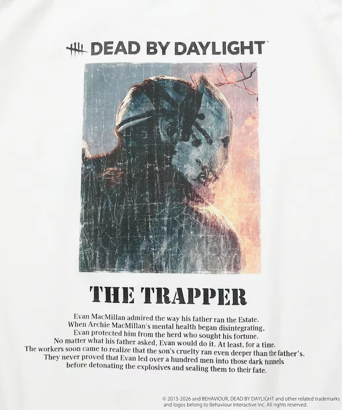 Dead By Daylight Exclusive The Trapper Photo Back Print Crew Neck T-Shirt