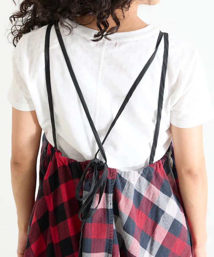 Vintage Remake Check Cami Dress