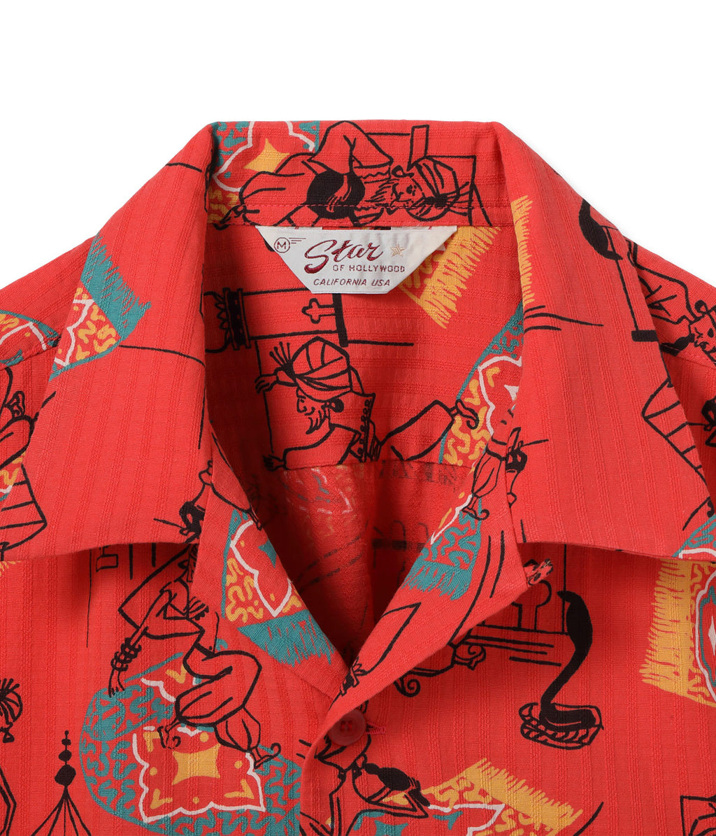 Dobby Cotton Open Shirt "Magic Carpet"