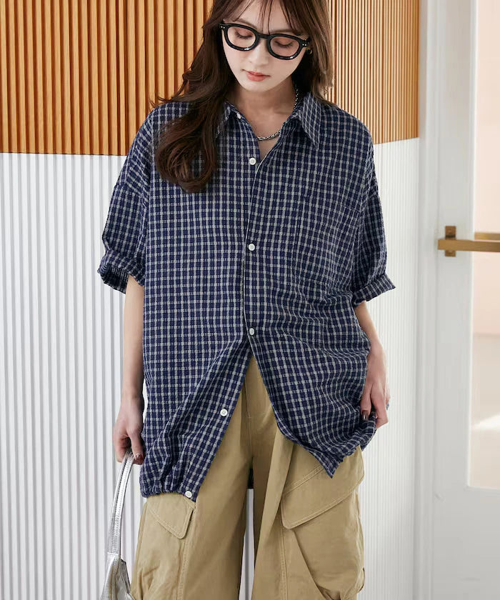 LOVE POP STUDIO Regular Color Half Sleeve Shirt Limited Edition