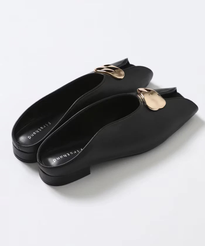 Nuance Plate Open Toe Shoes