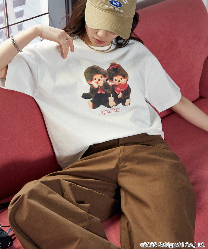 Monchhichi Front Print T-Shirt Limited Edition