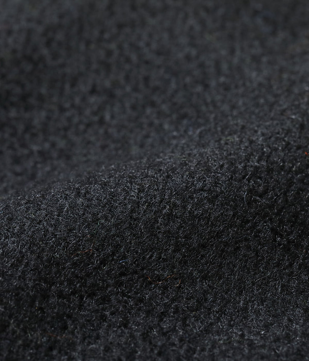 30oz. WOOL MELTON AWARD JACKET “BLUE PECKERS” (BLACK)