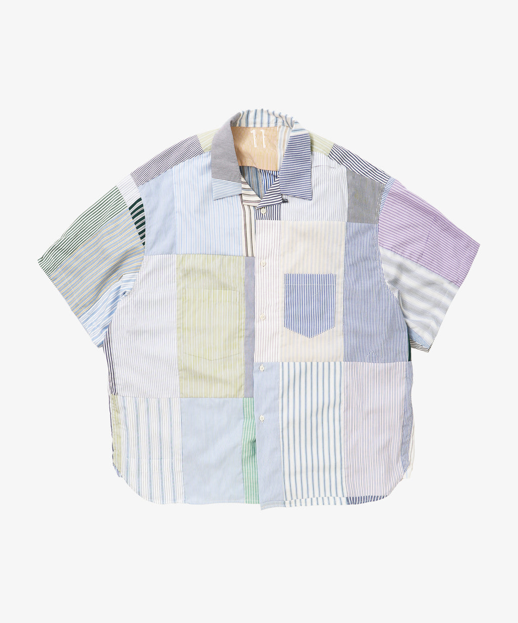 overshirt short sleeve stripe eleven