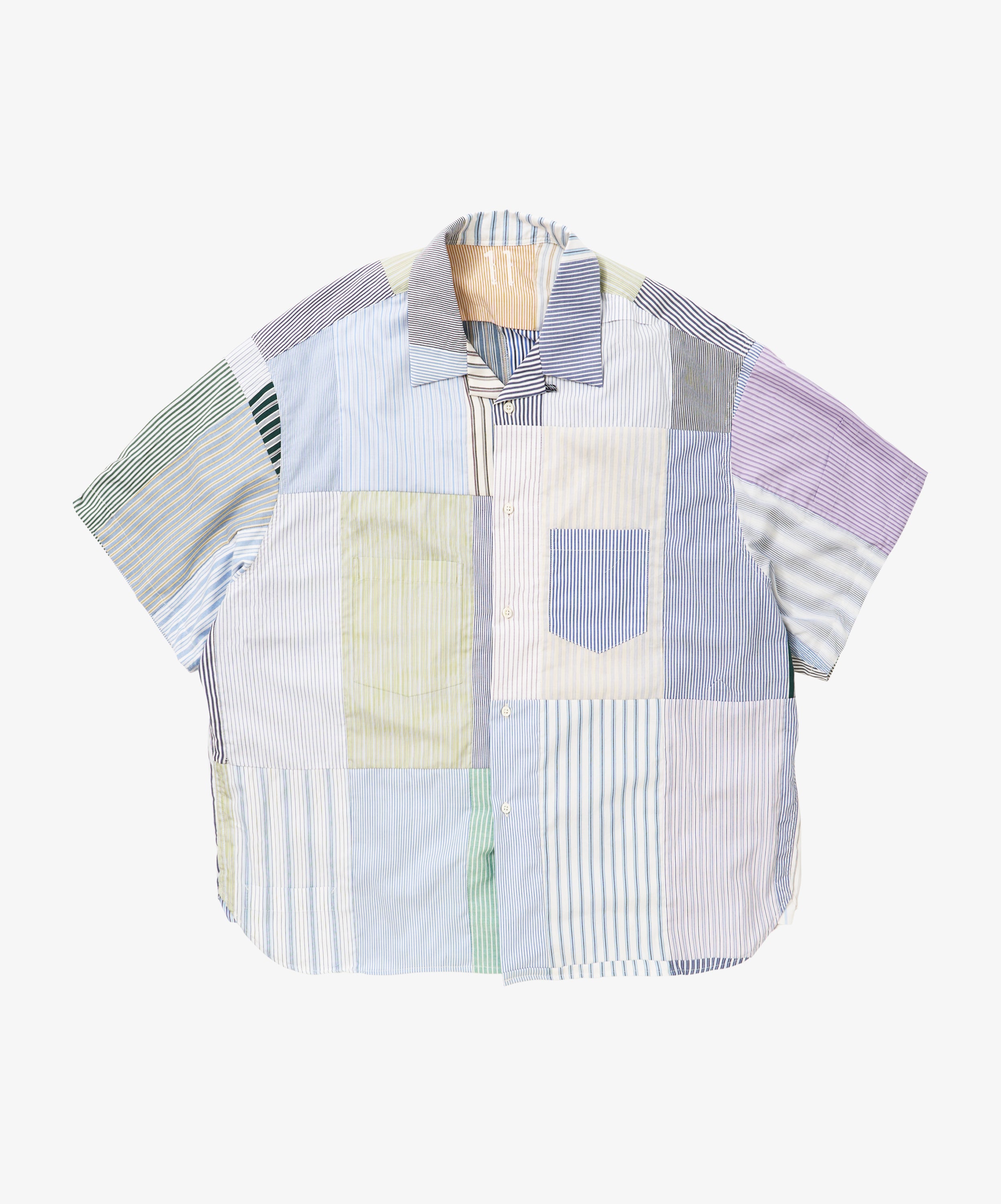 overshirt short sleeve stripe eleven