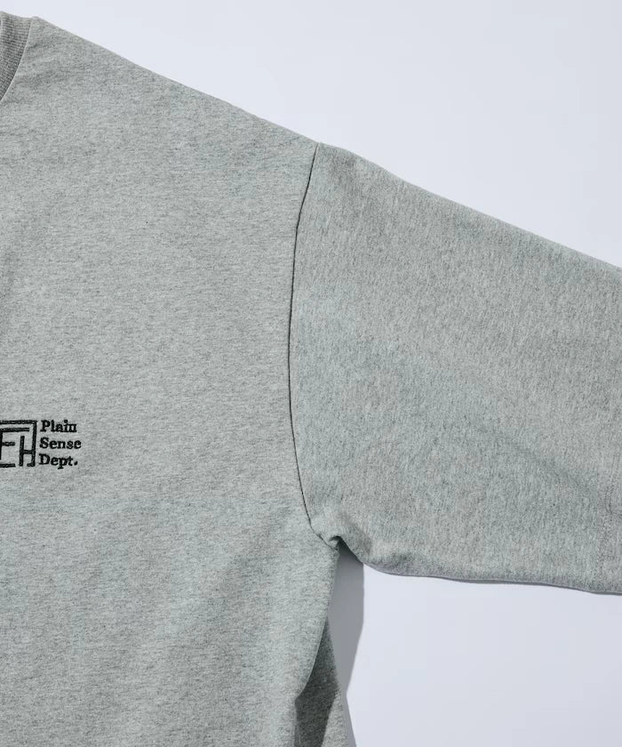 6 Ounce Front Logo Embroidered Crew Neck T-Shirt / One Point Design T-Shirt LEFT CHEST EMBROIDERY PSD