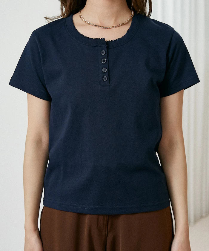 Picot Race Henry Neck T-Shirt Limited Edition