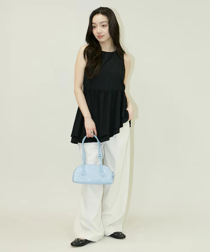 Nylon Washer Asymmetrical Blouse Limited Edition