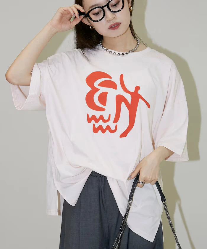 Flocky Nuance Art Big T-Shirt Limited Release