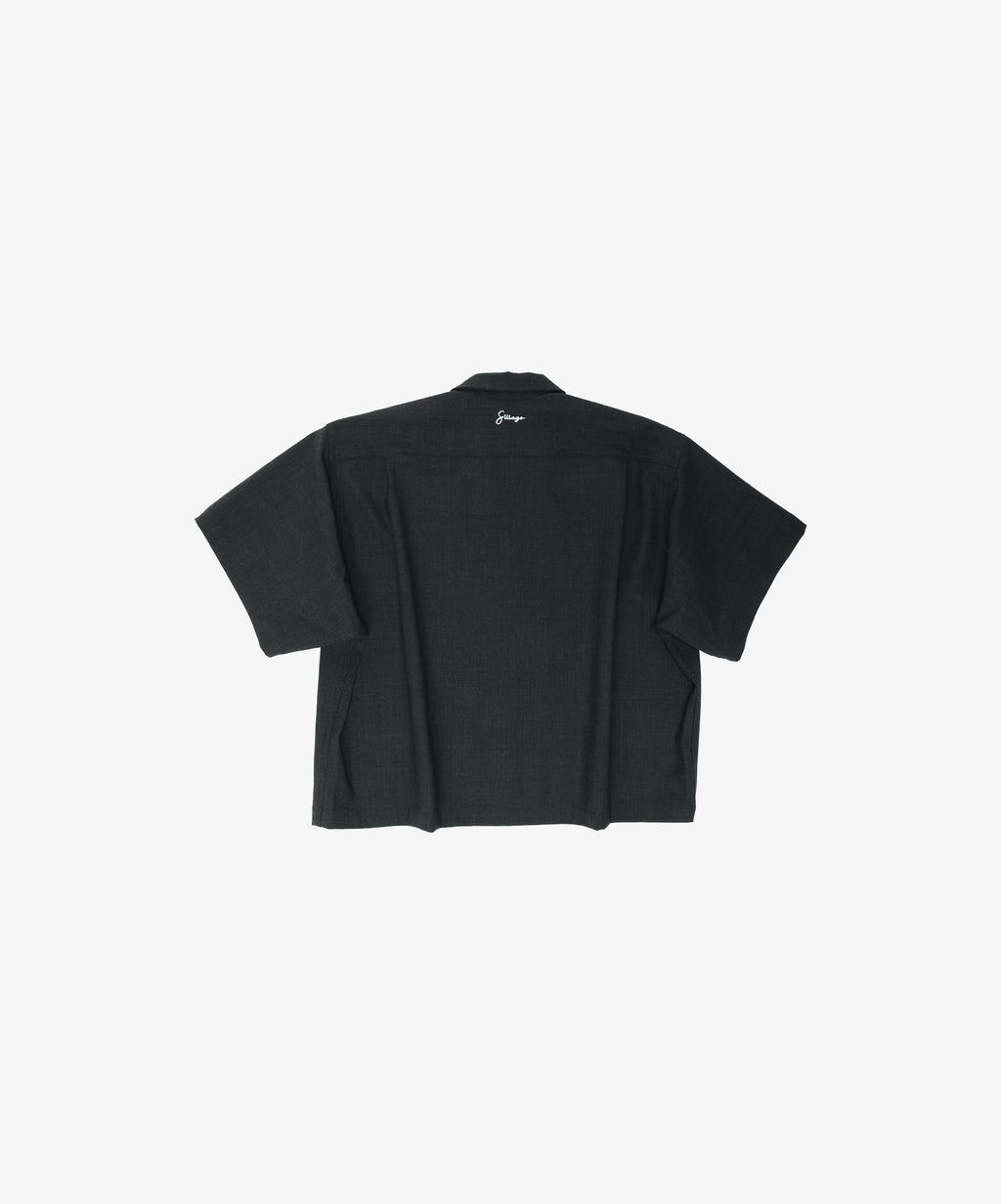 kids overshirt short sleeve anthracite