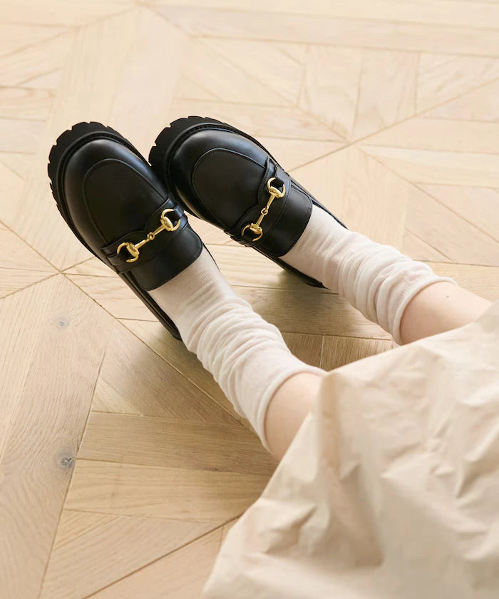Rainy And Sunny Chunky Loafer/Thick Sole Loafer