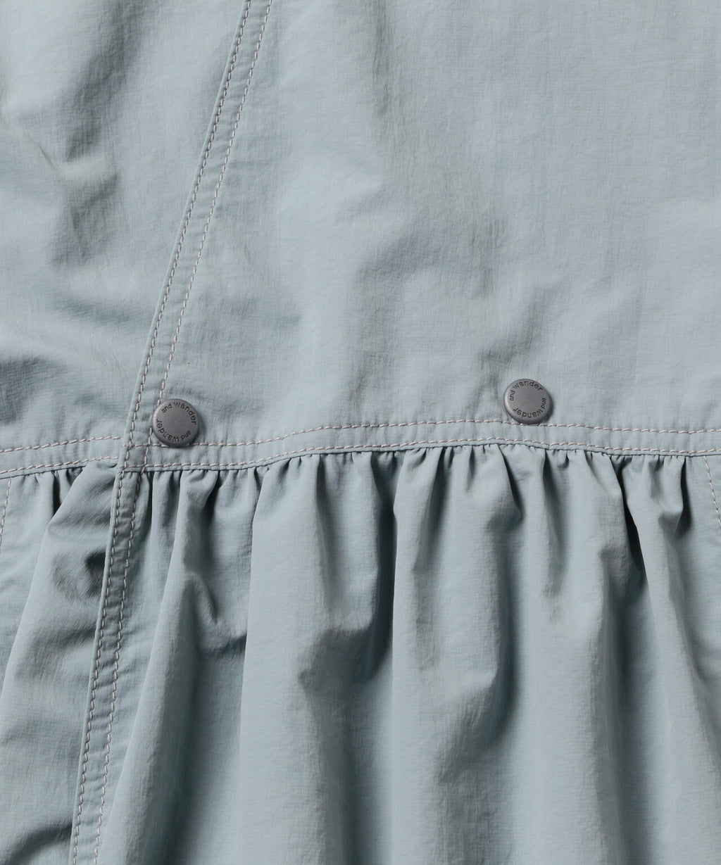 crinkled nylon cachecoeur (W)