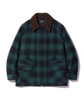 OMBRE PLAID HEAVY FLANNEL HUNTING JACKET