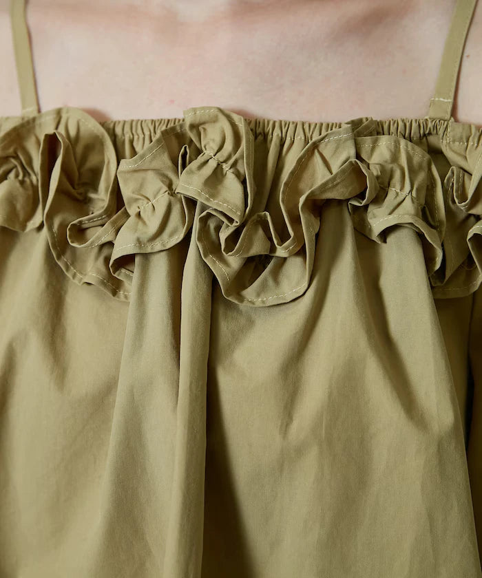 Frill Off-Shoulder Blouse Limited Edition