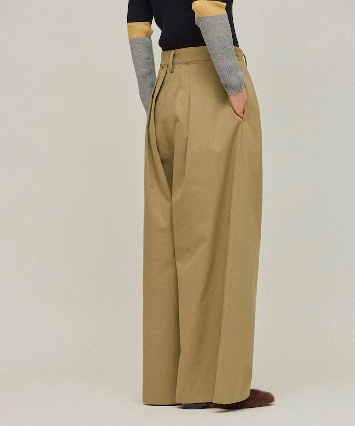High Count Chino Wide Pants