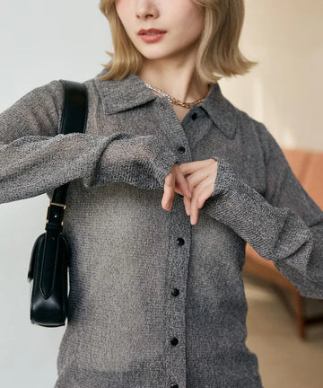 Mesh Shirt Cardigan Limited Edition