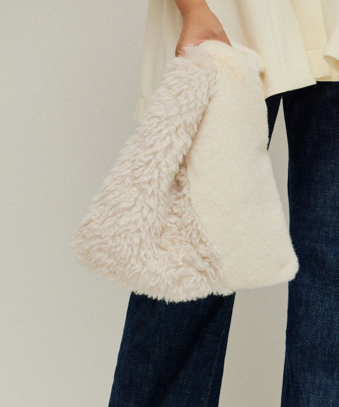 Faux Fur Combination Tote Bag