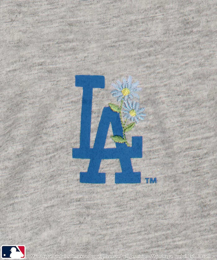 MLB One-Point Flower Embroidery T-Shirt