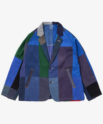 veste two button denim three