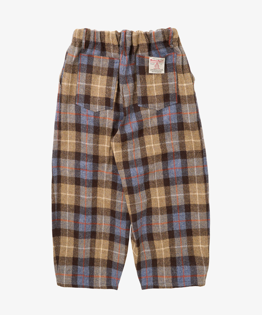 circular pants plaid harris tweed