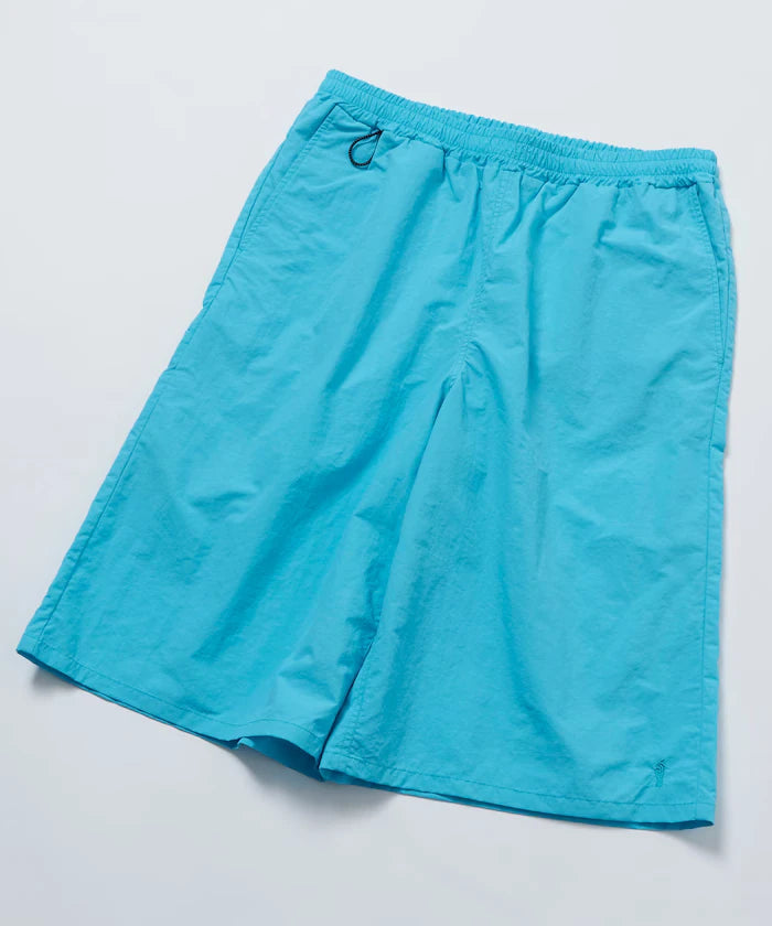Nylon Sleek Water Length Baggy Shorts