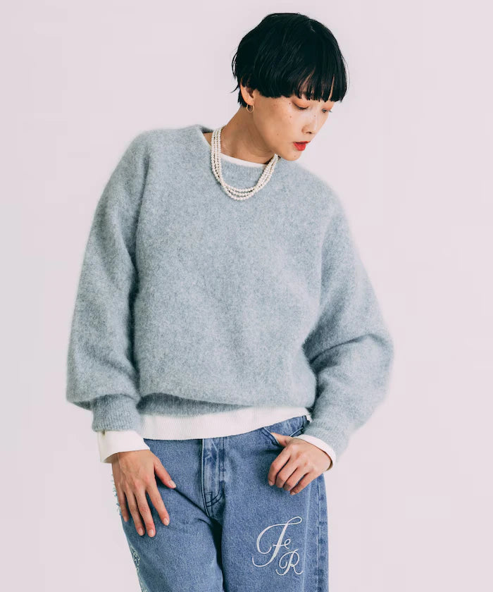 Fluffy Knit Pullover