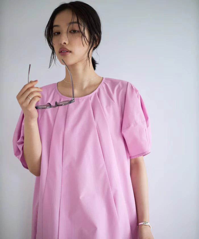 Balloon Sleeve 2WAY Dress / 5 Minute Sleeve