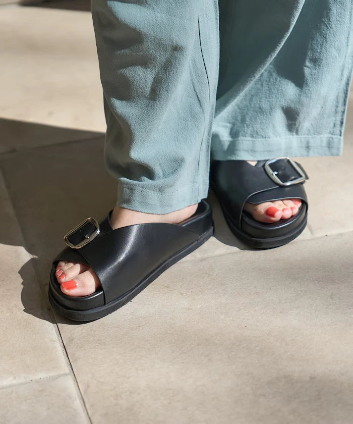 Buckle Flat Sandals