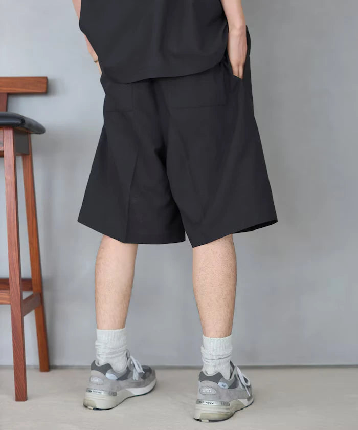 Functional Fabric Pullover Short Sleeve Shirt Set 3-piece Set / Washable / UV Cut / Quick Dry / Cool Touch