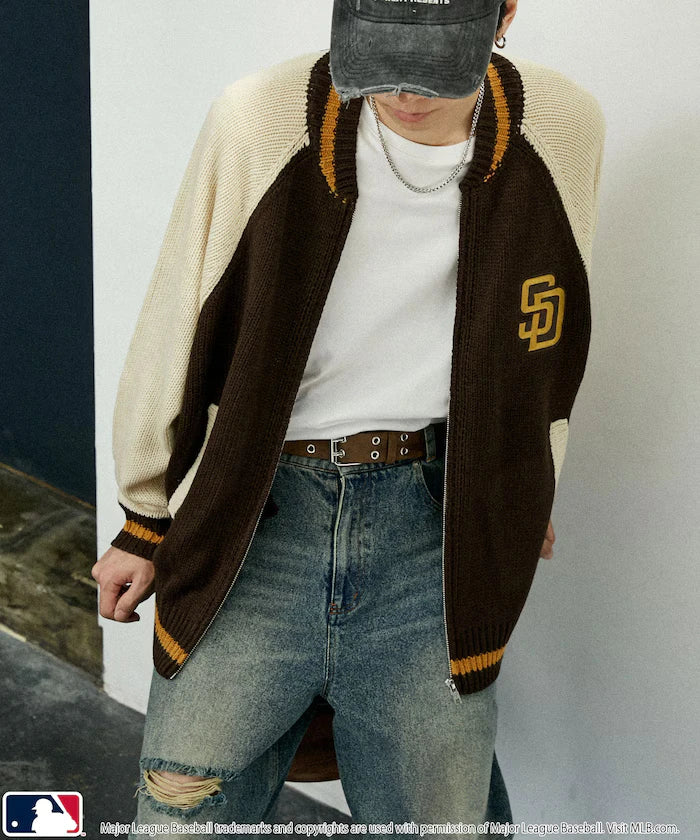 Custom ZIP KNIT CARDIGAN