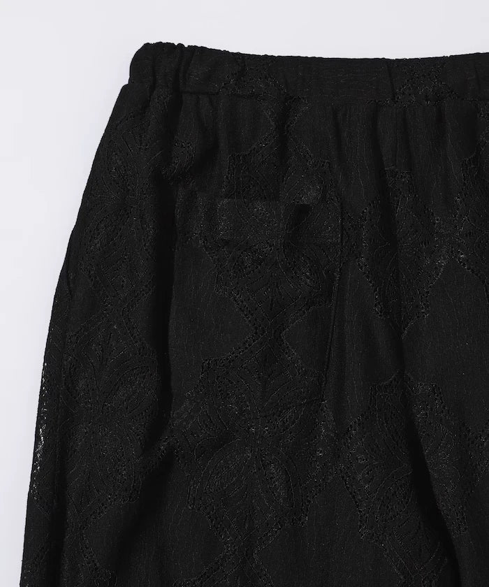 Panel Lace Easy Pants / Compatible with Setup - February 12, 12:00 Release