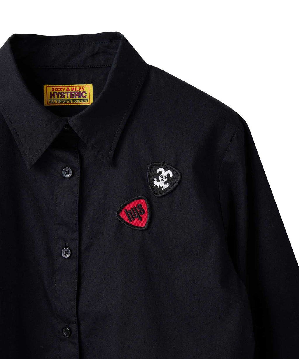 RABBIT GHOST Patch Short-Length Shirt